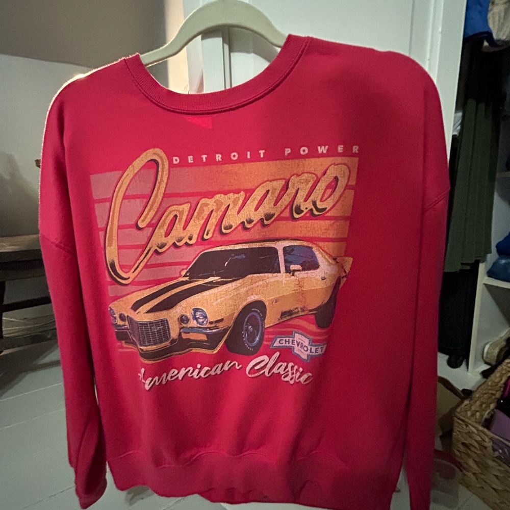 Red/Pinkish Camaro Crewneck